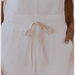 Brand New! Jump into fall in the Eyes Full of Stars Textured Jumpsuit!